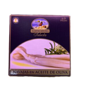 Navaja Selecta Mariscadora en Aceite de Oliva 6/8 piezas