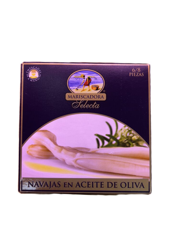 Navaja Selecta Mariscadora en Aceite de Oliva 6/8 piezas