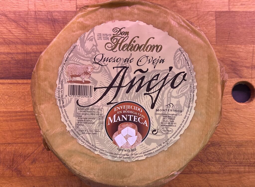 Heliodoro queso de oveja añejo