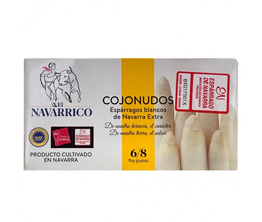 ESPÁRRAGOS COJONUDOS 6/8 PIEZAS NAVARRICO